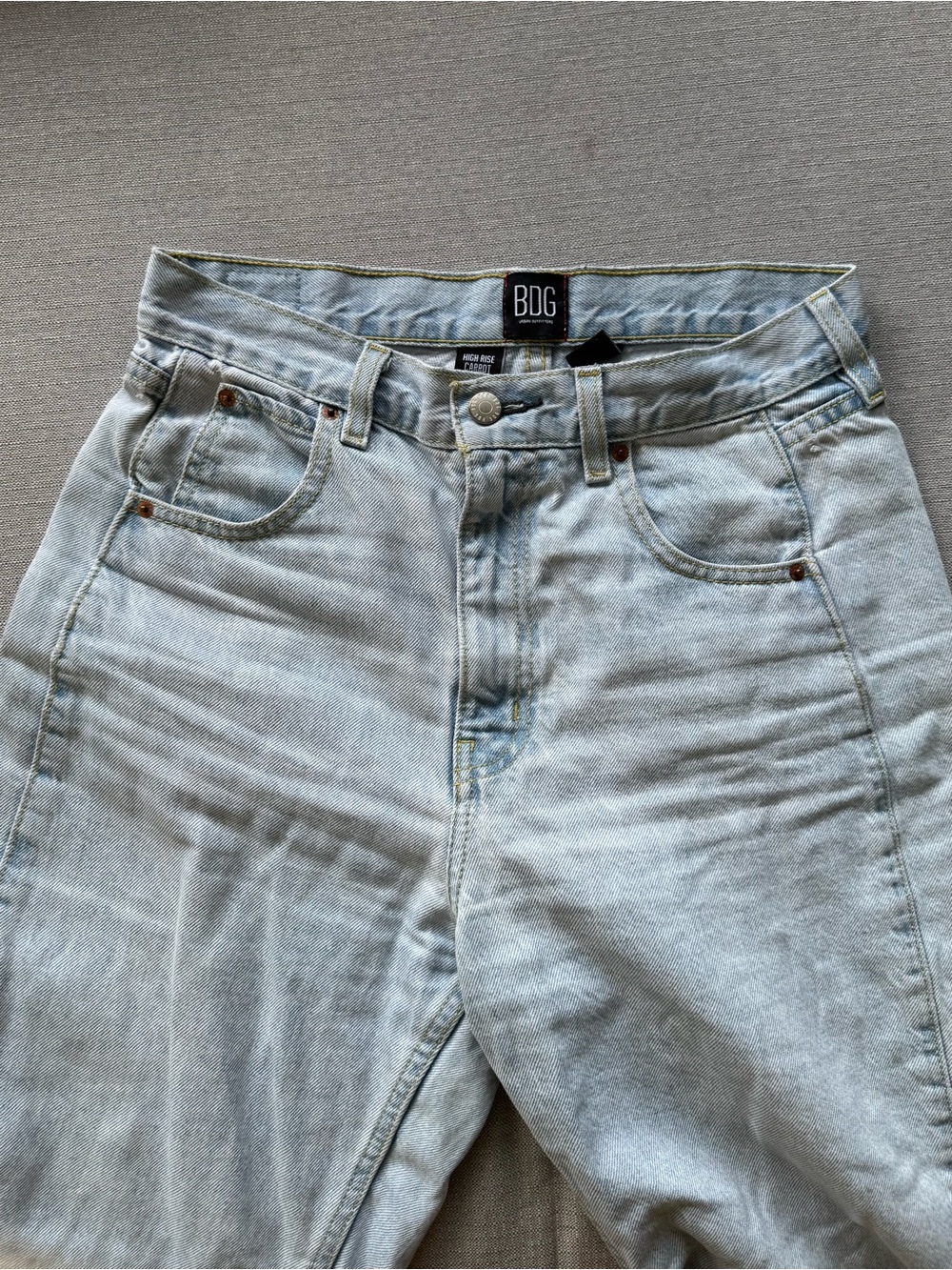 BDG Urban Outfitters Women's Light Blue Wide Leg Jeans